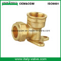 OEM&ODM Quality Brass Forged Compression Wall Pallet Elbow (AV70026)